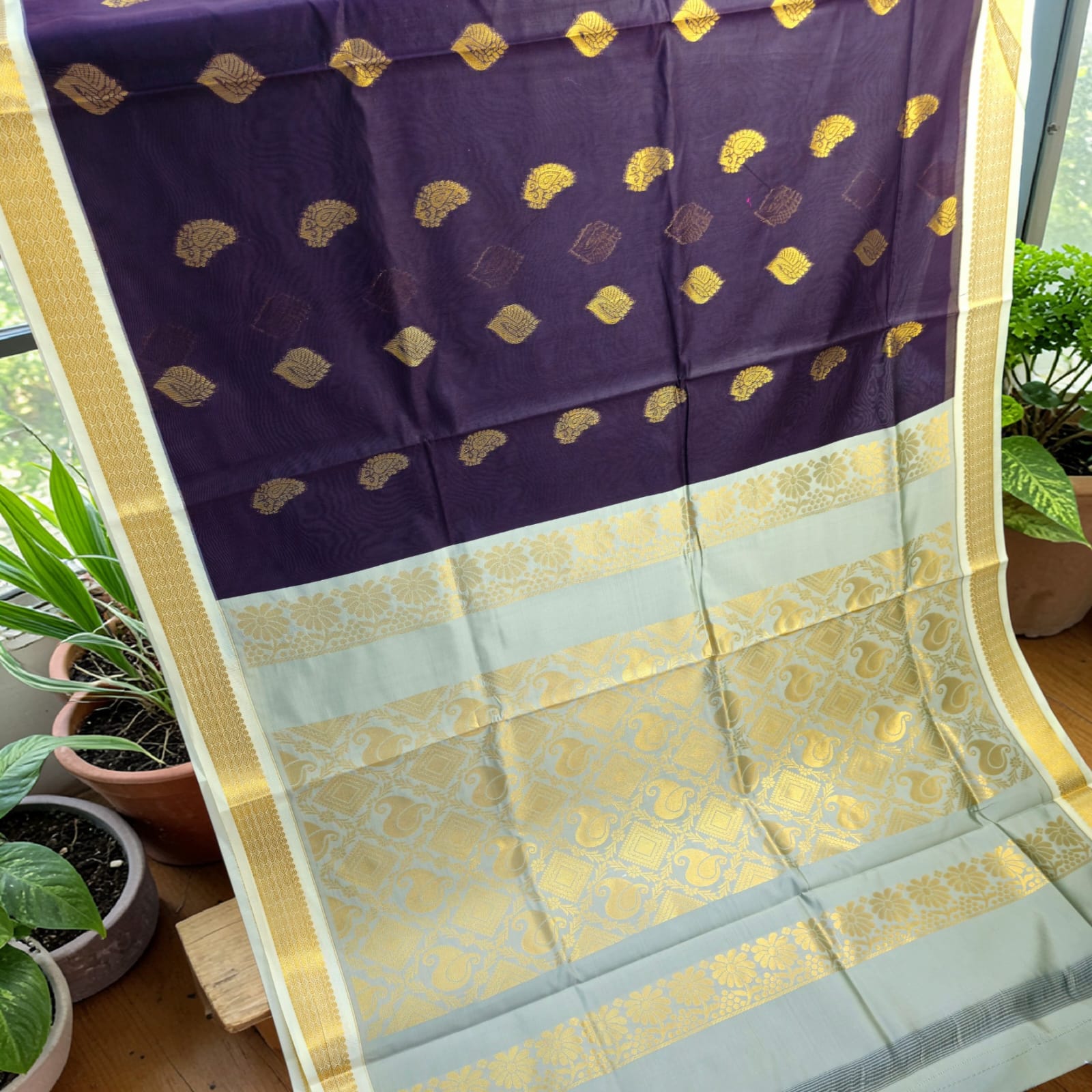 Premium Kanchi Soft Silk Saree Purple